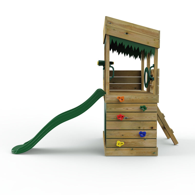 OutdoorToys Standard Kletterturm mit Höhlen- und Abenteuerset