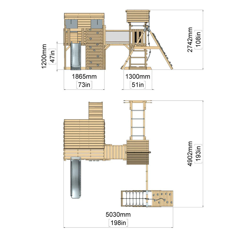 PolarPlay Spielturm Bene