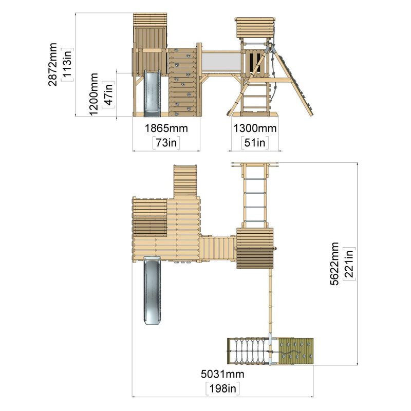 PolarPlay Spielturm Mikkel
