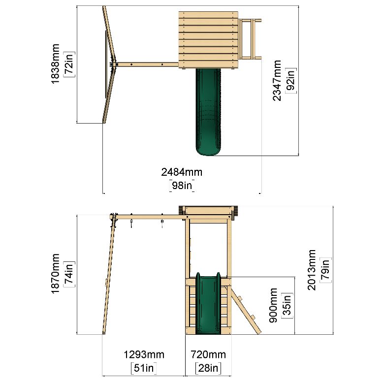 OutdoorToys Spielturm Lyon