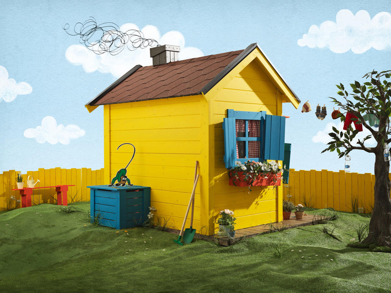 OutdoorToys Spielhaus Villa Kunterbunt