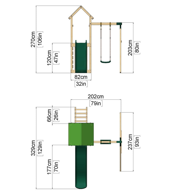 OutdoorToys Spielturm Rushmore