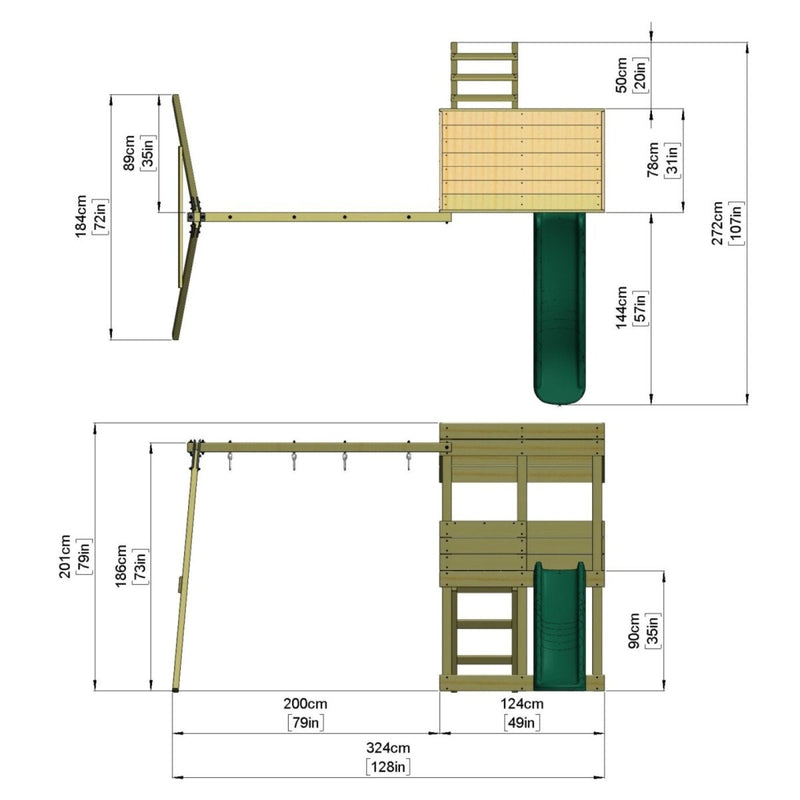 OutdoorToys Kletterturm Everglades