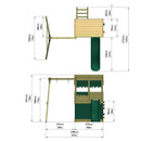 OutdoorToys Kletterturm Yellowstone