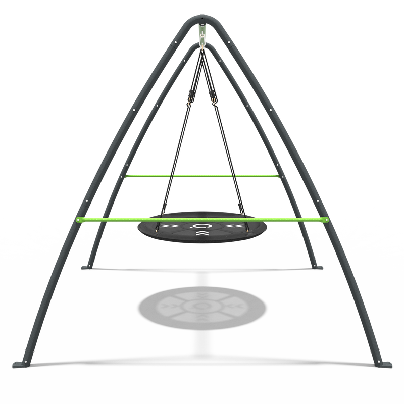 REBO Schaukel Schneeeule