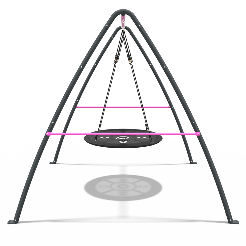 REBO Schaukel Schneeeule