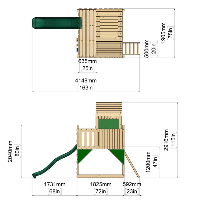 PolarPlay Stelzenhaus Meteorit