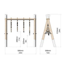 REBO Spielbogen Kitzsteinhorn für Kinder ab 3 Monaten
